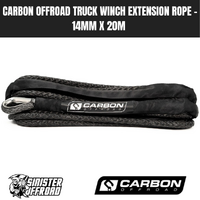 Carbon Offroad Truck Winch Extension Rope - 14mm x 20m