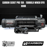 Carbon Scout Pro 15,000lb Winch - BYO Hook 
