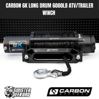Carbon Offroad Long-Drum 6000lb ATV/ Small 4X4 Winch