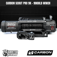 Carbon Scout Pro 9.0K Extreme Duty 9000lb V3 Electric Winch