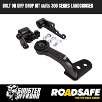 Roadsafe Bolt On Diff Drop Kit suits Toyota Landcruiser 300 Series
