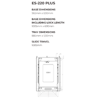 Clearview Easy Slide - Drop Down Fridge Slide - ES-220PLUS
