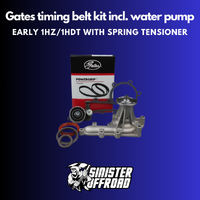 Gates Timing Belt Kit Incl. Water Pump Suit Early 1HZ/1HDT Toyota Diesel Engine