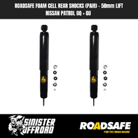 ROADSAFE FOAM CELL REAR SHOCKS (PAIR) | NISSAN PATROL GU + GQ CAB CHASSIS