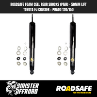 ROADSAFE FOAM CELL REAR SHOCKS (PAIR) TOYOTA FJ CRUISER + PRADO 120/150