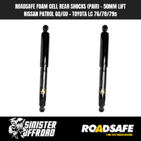 ROADSAFE FOAM CELL REAR SHOCKS (PAIR) | NISSAN PATROL GQ + GU