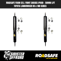 ROADSAFE FOAM CELL FRONT SHOCKS (PAIR) TOYOTA LANDCRUISER 80 & 100 SEIRES
