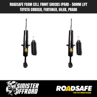 ROADSAFE FOAM CELL FRONT SHOCKS (PAIR) TOYOTA CRUISER, FORTUNER, HILUX, PRADO