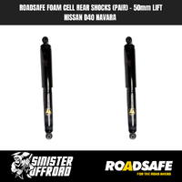 ROADSAFE FOAM CELL REAR SHOCKS (PAIR) NISSAN NAVARA D40 