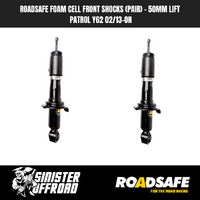 ROADSAFE FOAM CELL FRONT SHOCKS (PAIR) NISSAN PATROL Y62