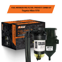 Fuel Manager Pre-Filter + ProVent Catch Can Combo suits Toyota Hilux N70