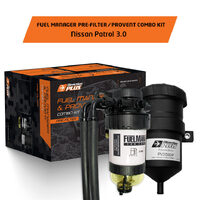 Fuel Manager Pre-Filter + ProVent Catch Can Combo suits Nissan Patrol GU Y61 ZD30