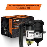 Fuel Manager Pre-Filter + ProVent Catch Can Combo suits Toyota Hilux N80