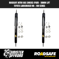 ROADSAFE NITRO GAS FRONT SHOCKS (PAIR) | LANDCRUISER 80s + 100s