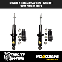 ROADSAFE NITRO GAS FRONT SHOCKS (PAIR) TOYOTA PRADO 90 SERIES
