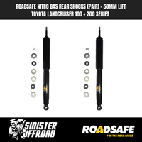 ROADSAFE NITRO GAS REAR SHOCKS (PAIR) TOYOTA LC 100/200 SERIES