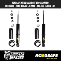 ROADSAFE NITRO GAS FRONT SHOCKS (PAIR) | COLORADO + TRAIL BLAZER + D-MAX + MU-X 3L 