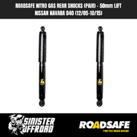 ROADSAFE NITRO GAS REAR SHOCKS (PAIR) | NISSAN NAVARA D40 (12/05-10/15) 