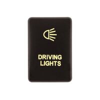Driving Light Push Button Switch suit Late Toyota - Amber