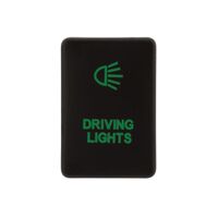 Driving Light Push Button Switch suit Late Toyota - Green