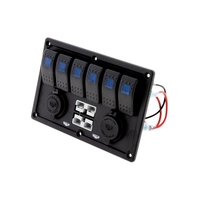 6 way Flush Mount Switch Panel