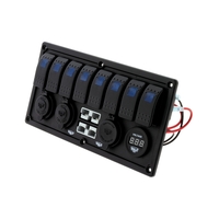 8 way Flush Mount Switch Panel
