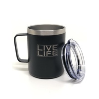 LIVE LIFE 12oz MUG [Colour: Black]