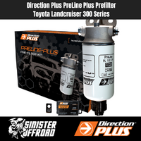 Direction plus PreLine-Plus Pre-Filter Kit Landcruiser 300 Series