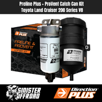 PreLine Pre Filter + ProVent Catch Can Combo suits Toyota Landcruiser 200 Series