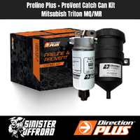 PreLine Pre Filter + ProVent Catch Can Combo suits Mitsubishi Triton MQ/MR