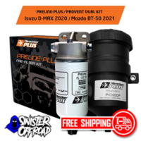 Preline-Plus Diesel Pre Filter & ProVent Catch Can Kit suit Isuzu D-Max