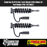 Tough Dog TD-R PRO Rear Shocks (Pair) | Ford Ranger P703  (07/2022+)