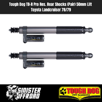 Tough Dog TR-D PRO Rear Shocks (Pair) | Toyota Landcruiser 78/79 Series