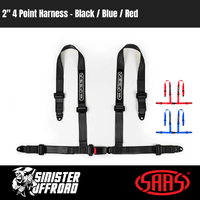 2" 4 Point Harness ECE-R16 Approved