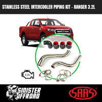 Stainless Steel Intercooler Hard Pipe Upgrade suits Ford Ranger PX1/PX2/PX3 3.2L