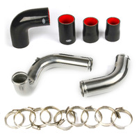 Aluminium Intercooler Hard Pipe Upgrade to suit Nissan Patrol GU ZD30 DI - Polished