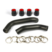 ALUMINIUM INTERCOOLER HARD PIPING UPGRADE SUITS ISUZU D-MAX / MU-X 2012 to 2016 (Black)