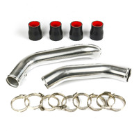 ALUMINIUM INTERCOOLER HARD PIPING UPGRADE SUITS ISUZU D-MAX / MU-X 2012 to 2016 (Polished)