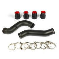 Aluminium Intercooler Hard Piping Upgrade suits Isuzu D-Max / MU-X 2017 to 2020 - Black