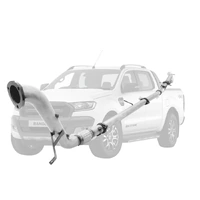 Ford Ranger PX 2016-2022 3.2L 3 Inch Turbo Back DPF Delete Exhaust System - Stainless Steel No Cat with Hotdog