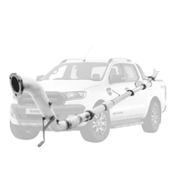 Ford Ranger PX 2016-2022 3.2L 3 Inch Turbo Back DPF Delete Exhaust System - Stainless Steel with Cat and Muffler