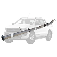 Ford Ranger PX 2016-2021 2.2L 3 Inch DPF Back Exhaust - Stainless Steel Hotdog
