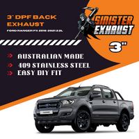 Ford Ranger PX 2016-2021 2.2L 3 Inch DPF Back Exhaust