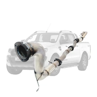 Ford Ranger PX 2016-2021 3.2L 3.5 Inch Turbo Back DPF Delete Exhaust System - Stainless Steel with Cat & Fake Muffler