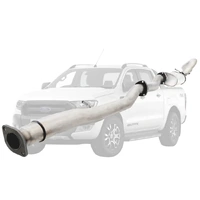 Ford Ranger PX 2016-2021 3.2L 3.5 Inch Turbo Back DPF Delete Exhaust System - Stainless Steel Muffler 