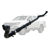 Holden Colorado RG 2016 Onwards 2.8L 3 Inch Stainless Turbo Back DPF Delete Exhaust - With Cat and Hotdog