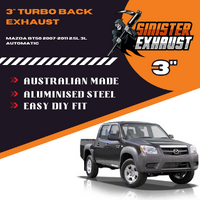 Mazda BT50 2007-2011 2.5L 3L Automatic 3 Inch Turbo Back Exhaust