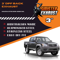 Mazda BT50 2016-2020 3.2L 3 Inch DPF Back Exhaust