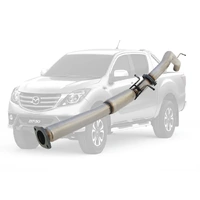 Mazda BT50 2016-2020 3.2L 3 Inch DPF Back Exhaust - Stainless Steel Hotdog