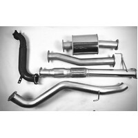3" Turbo Back Exhaust suits Isuzu MU-X